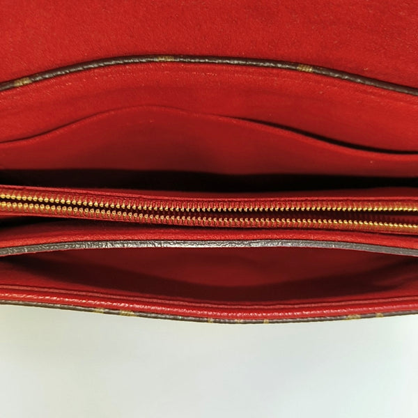 PALLAS Monogram Coated Canvas Brown