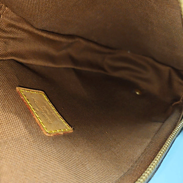 GANGE Monogram Coated Canvas Brown