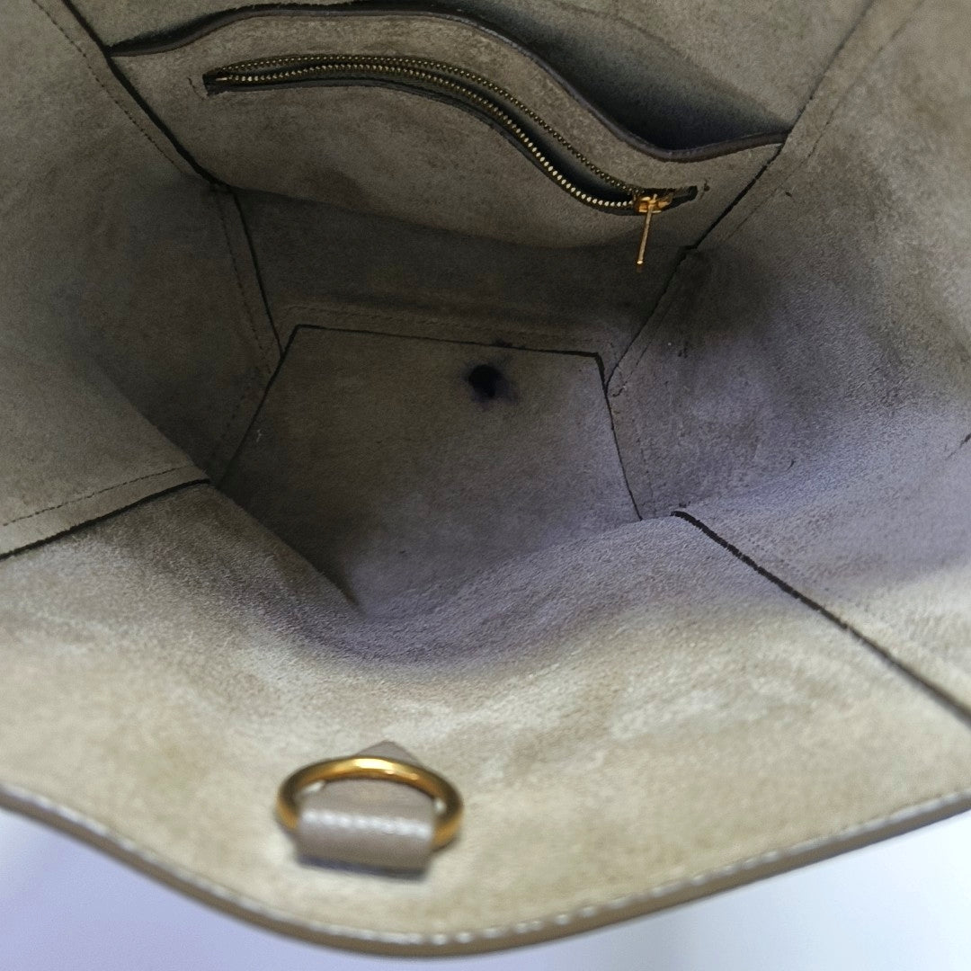 SANGLE Small Calfskin Gray