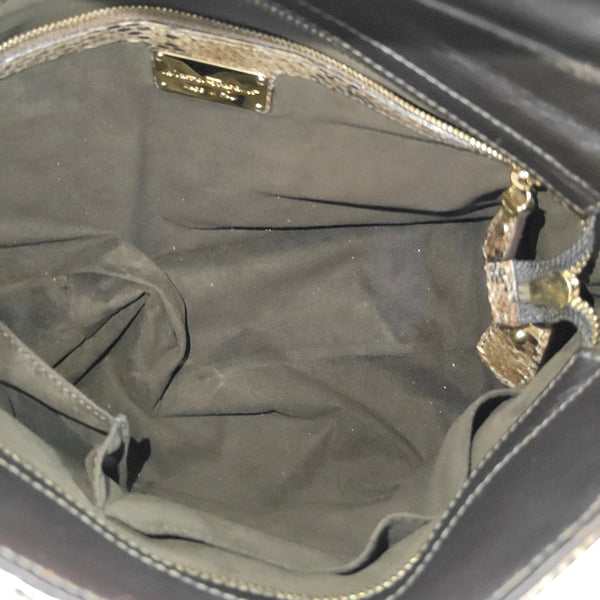 Python Shoulder Bag Brown