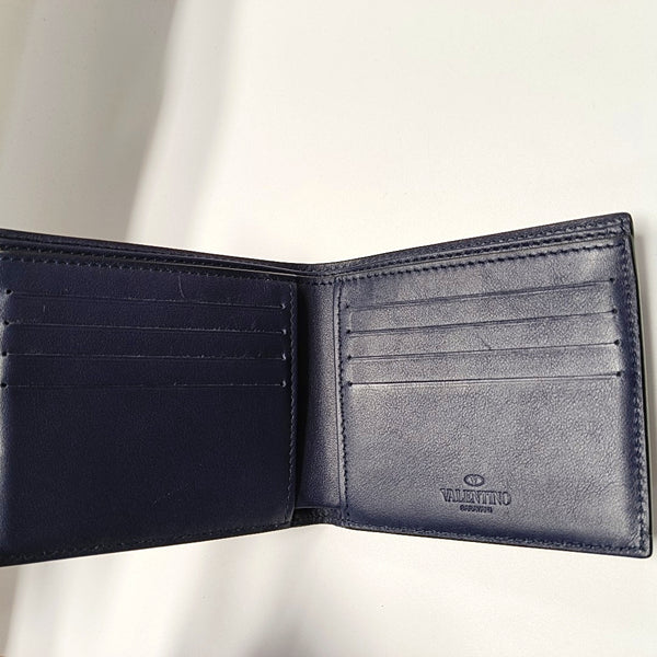 Calfskin Wallet Blue
