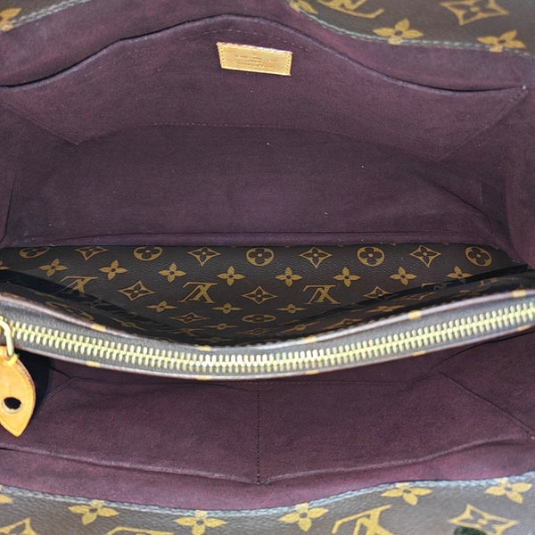 MONTAIGNE GM Monogram Coated Canvas Brown