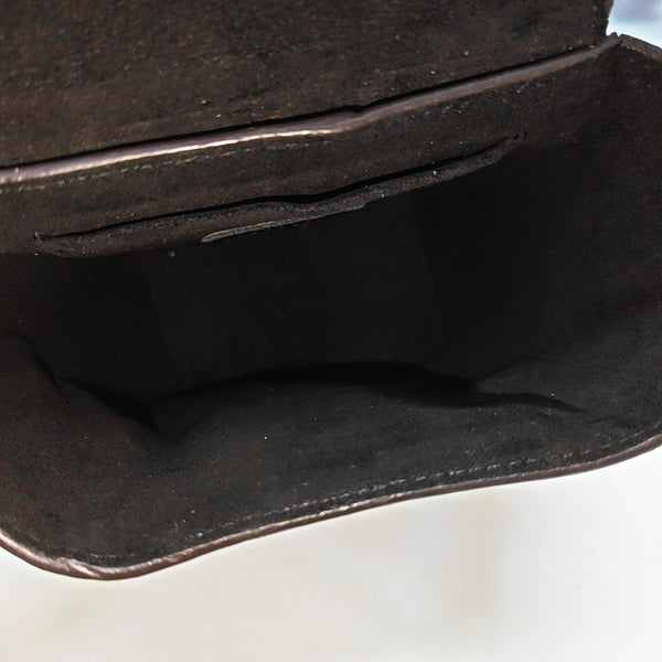 Monogram Coated Canvas Shoulder Bag Brown