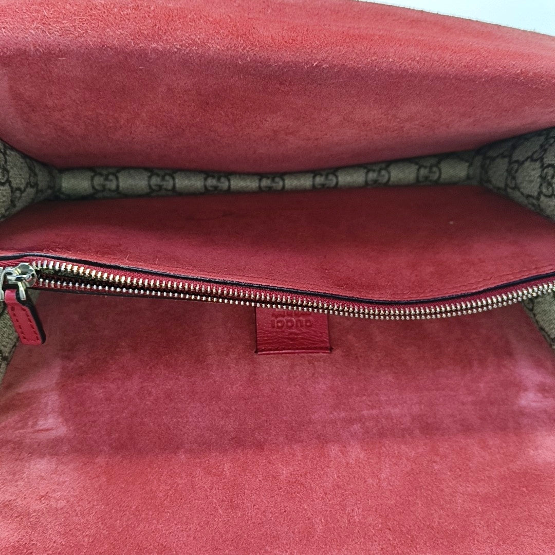 Authenticated pre-owned  Dionysus Small Monogram Coated Canvas Beige - Shoulder Bag at Looply