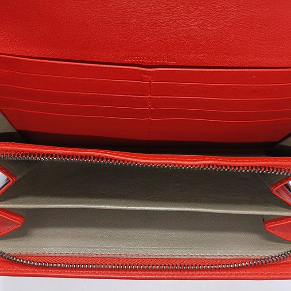 Lambskin Clutch Red