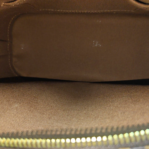 ALMA BB Monogram Coated Canvas Brown