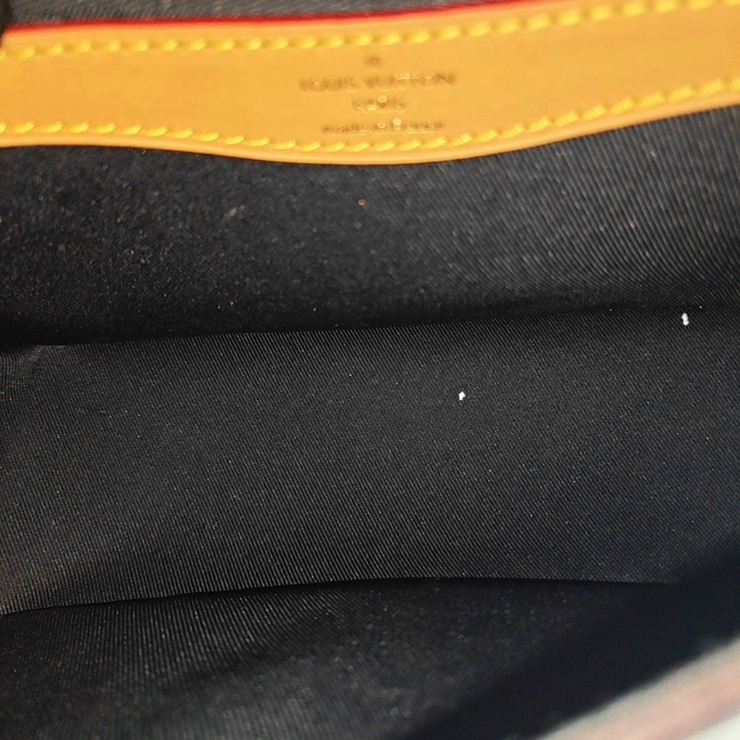 DIANE Monogram Coated Canvas Brown