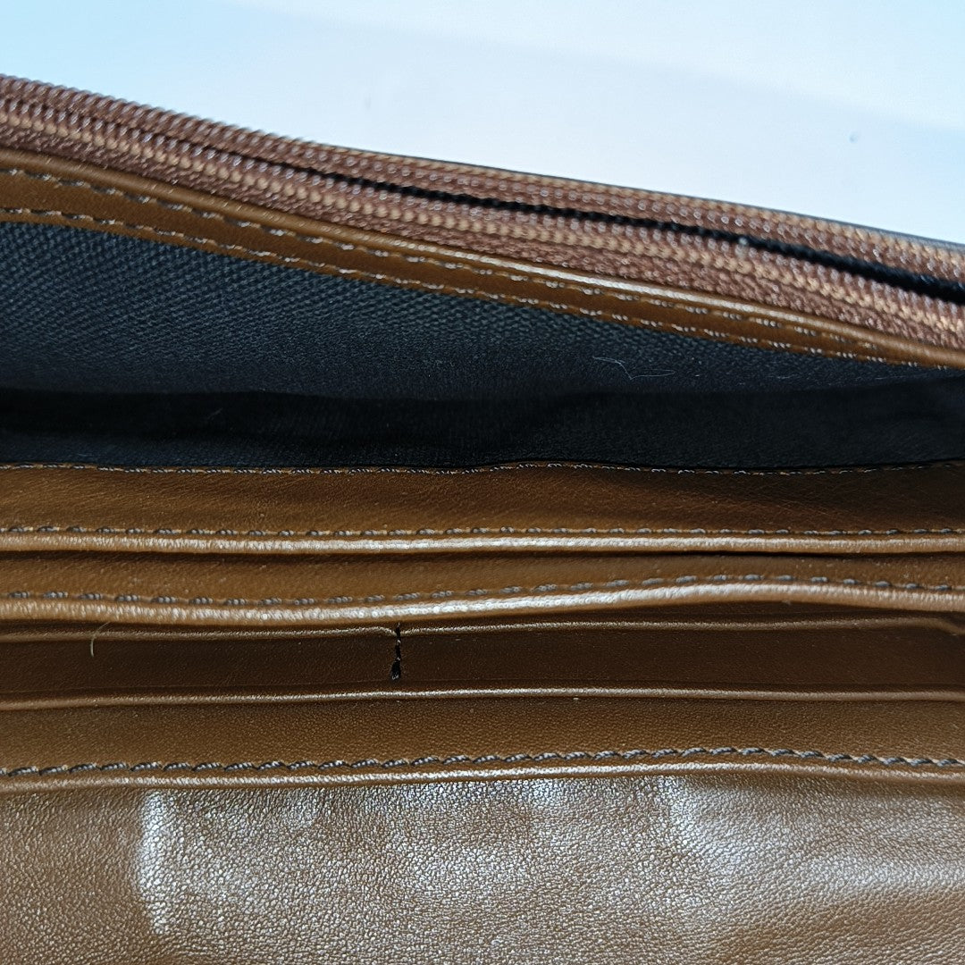 Canvas Wallet Brown