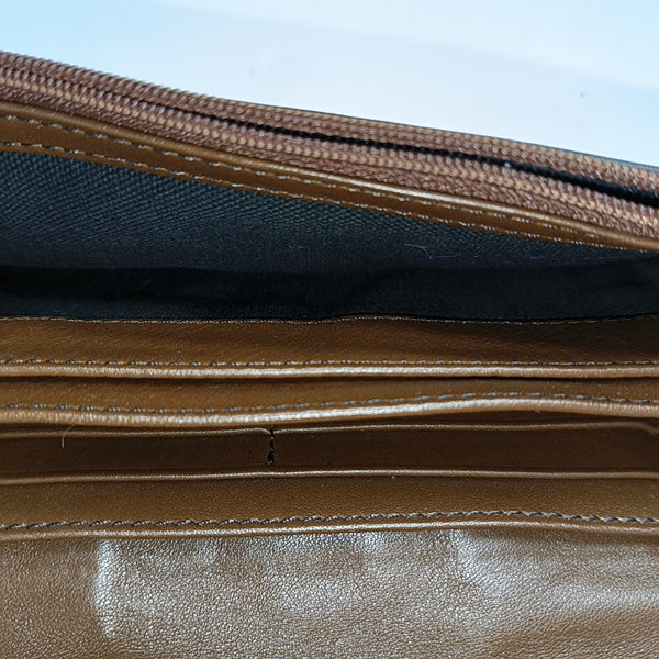 Canvas Wallet Brown