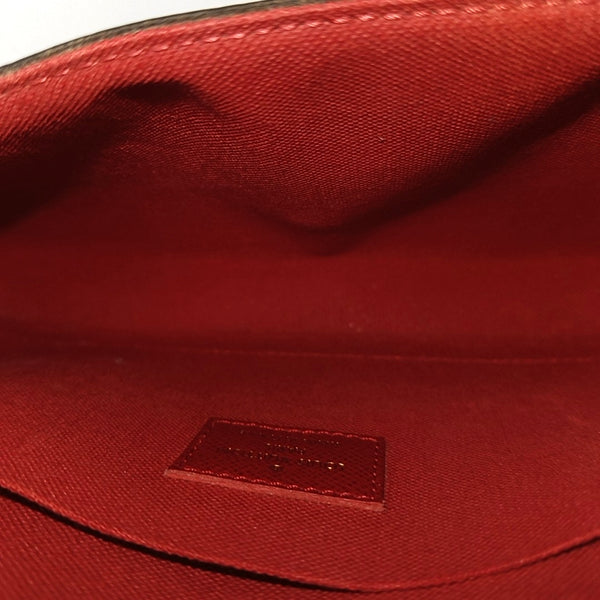 FÉLICIE Damier Ebene Coated Canvas Brown
