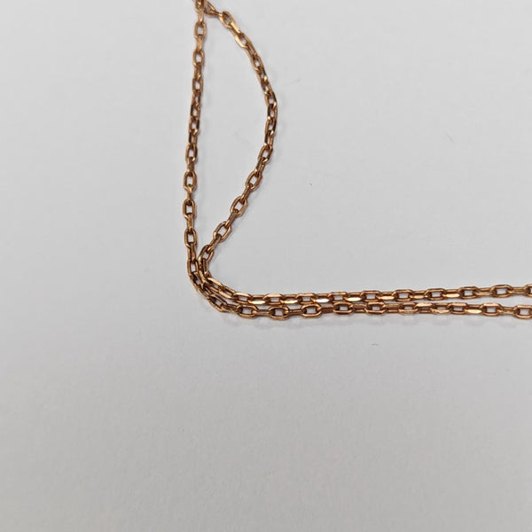 Pop H Metal Rose Gold Necklace