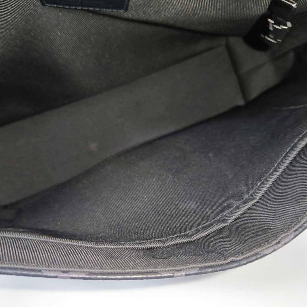 VOYAGER PM Monogram Coated Canvas Black