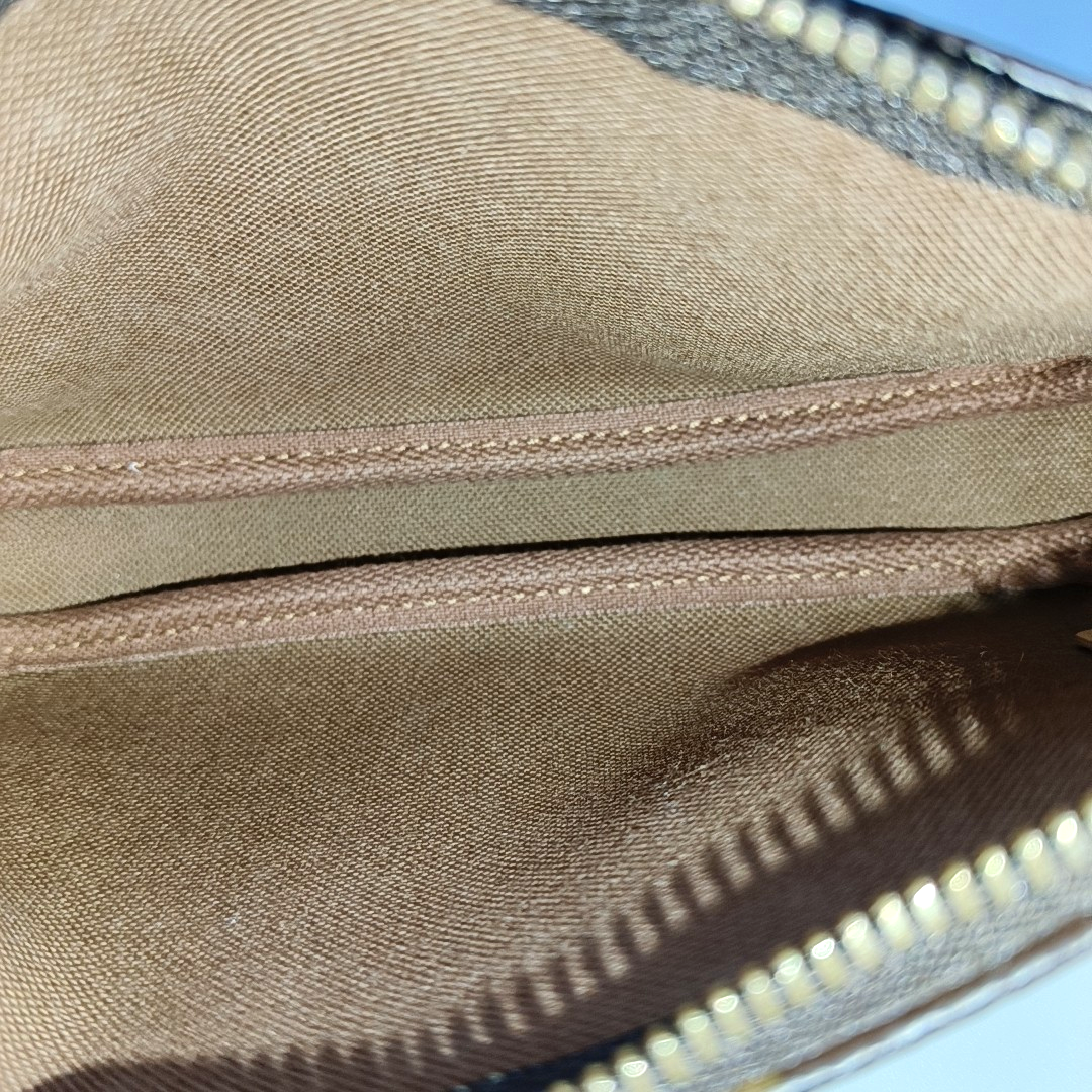ACCESSOIRES Mini Monogram Coated Canvas Brown