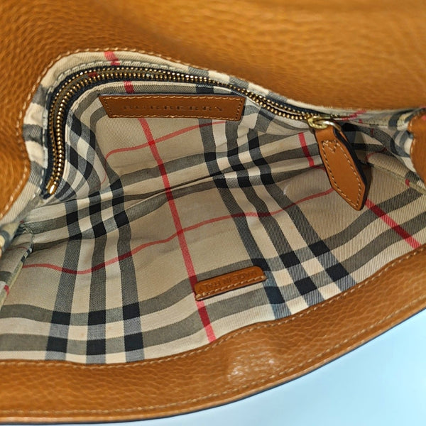 Calfskin Shoulder Bag Brown