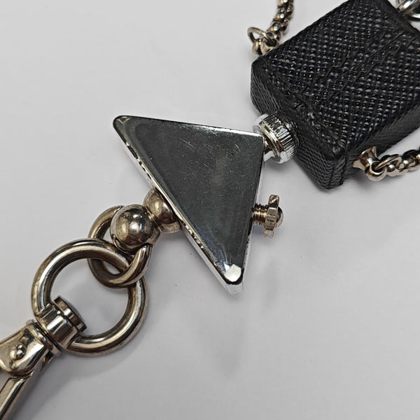Metal Bag Charm Silver