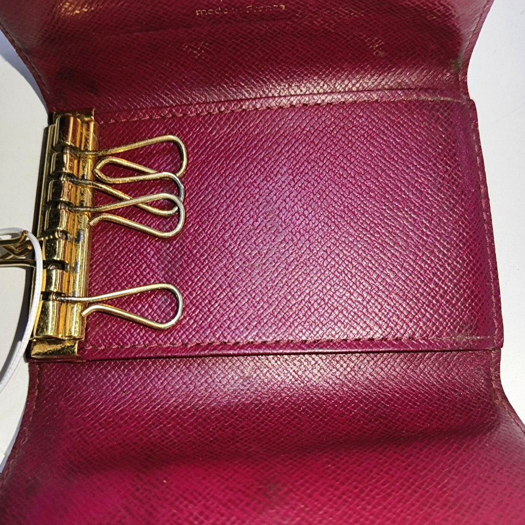 Monogram Coated Canvas Brown Key Pouch