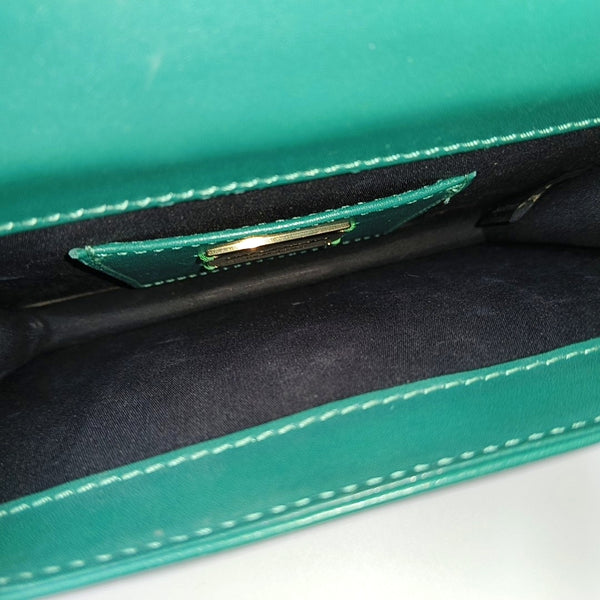 SERPENTI FOREVER Small Stingray Leather Green