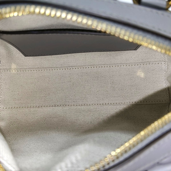 GG Matelassé Mini Monogram Calfskin Gray
