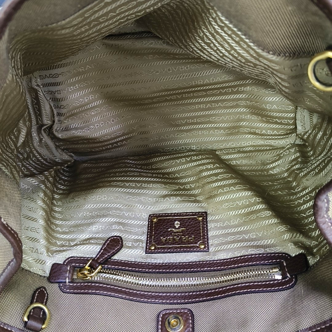Canvas Tote Bag Brown