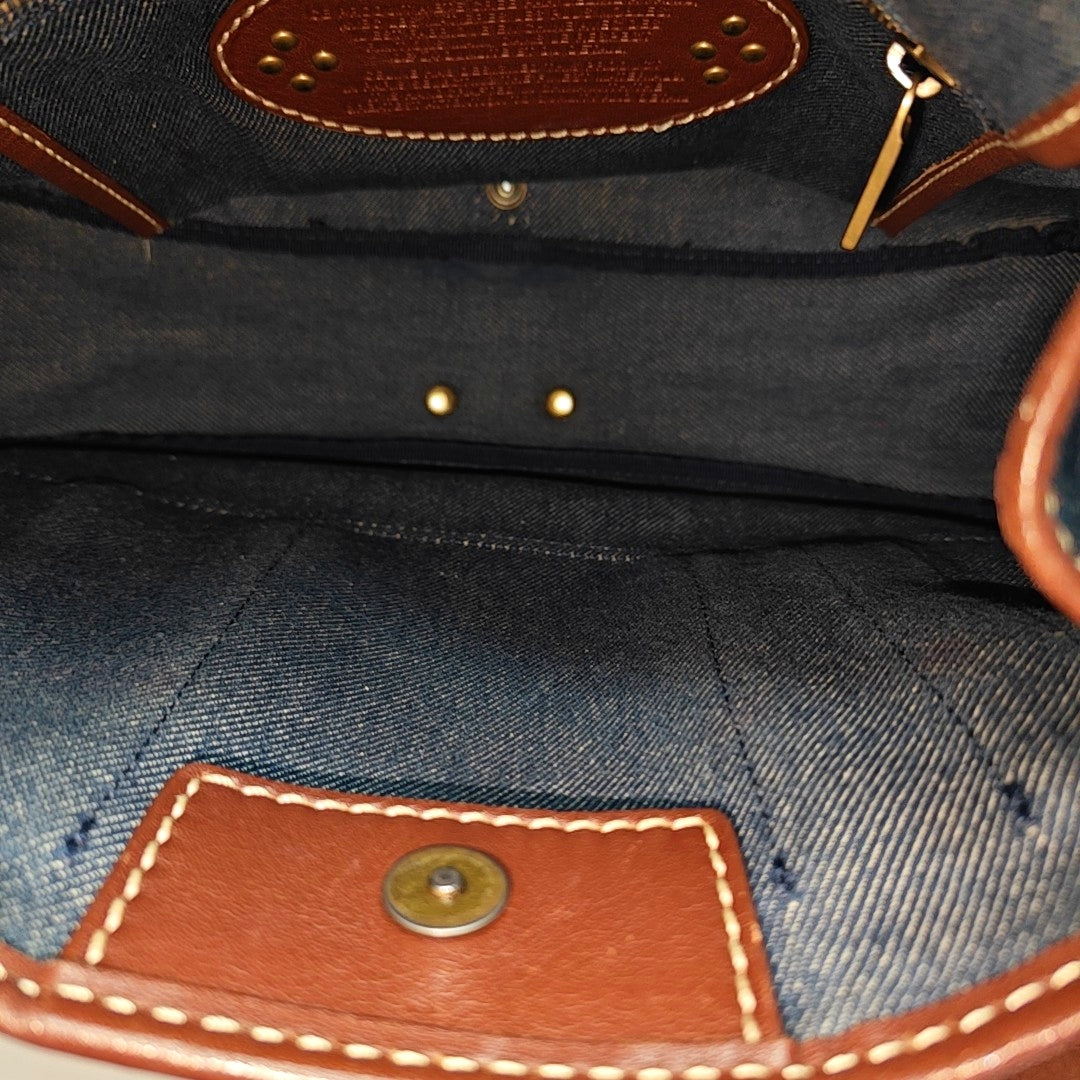 Canvas Shoulder Bag Blue