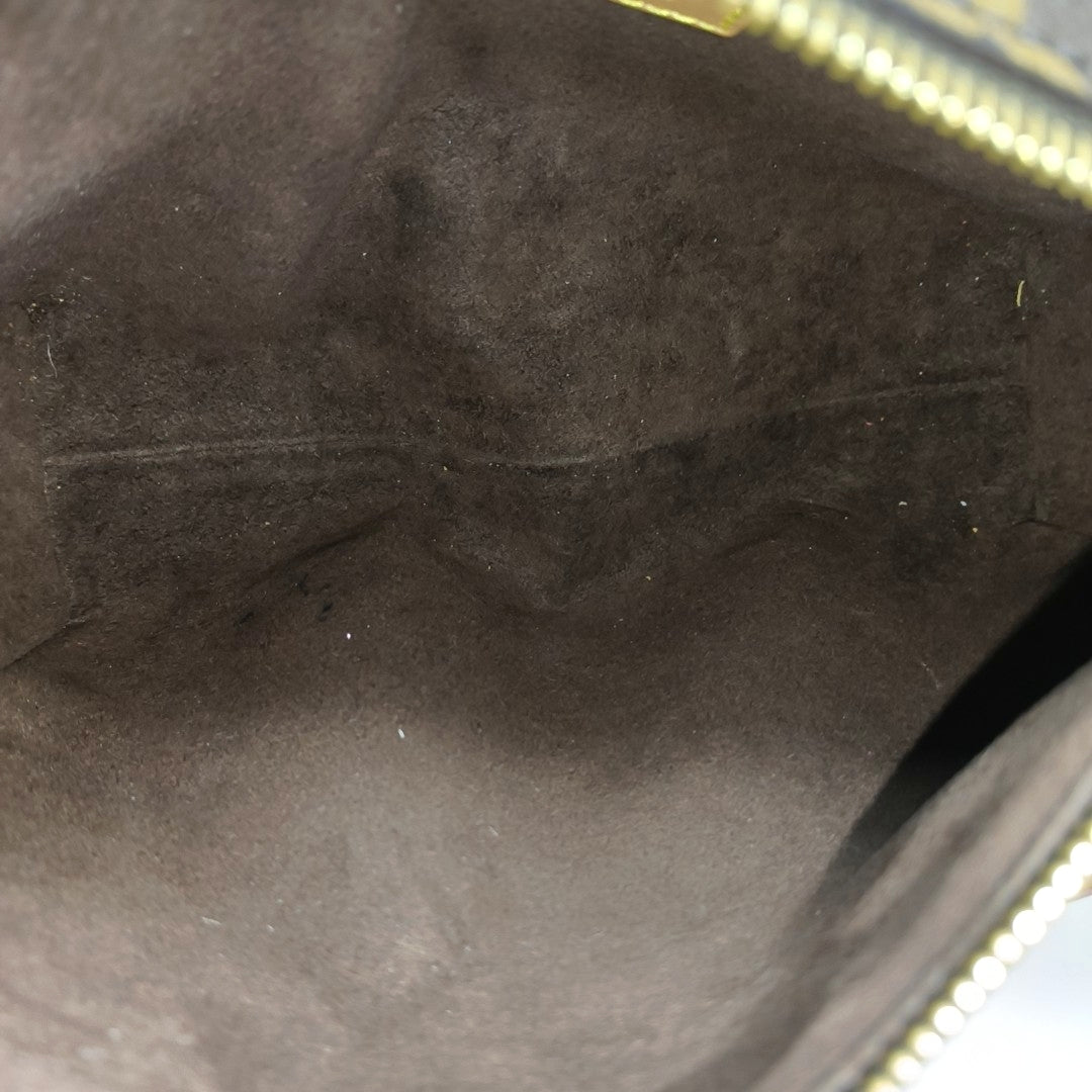 SIDE TRUNK MM Monogram Coated Canvas Brown