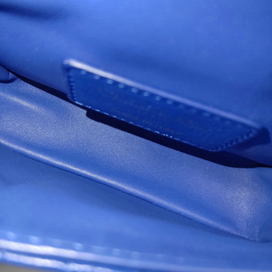 Dior Caro Super Mini Cannage Calfskin Blue