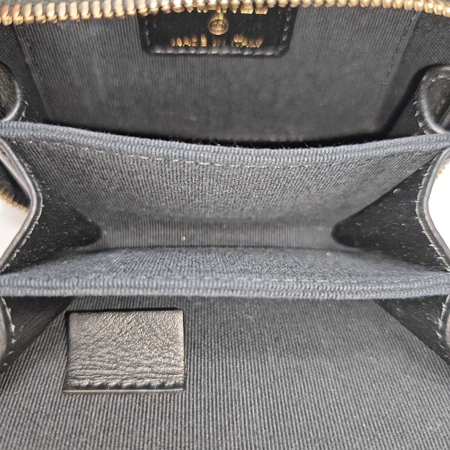 Quilted Lambskin Shoulder Bag Mini Black