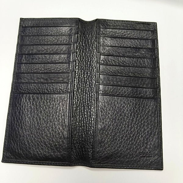 Authenticated pre-owned  Interlocking G Mini Calfskin Black Wallet - Wallet at Looply