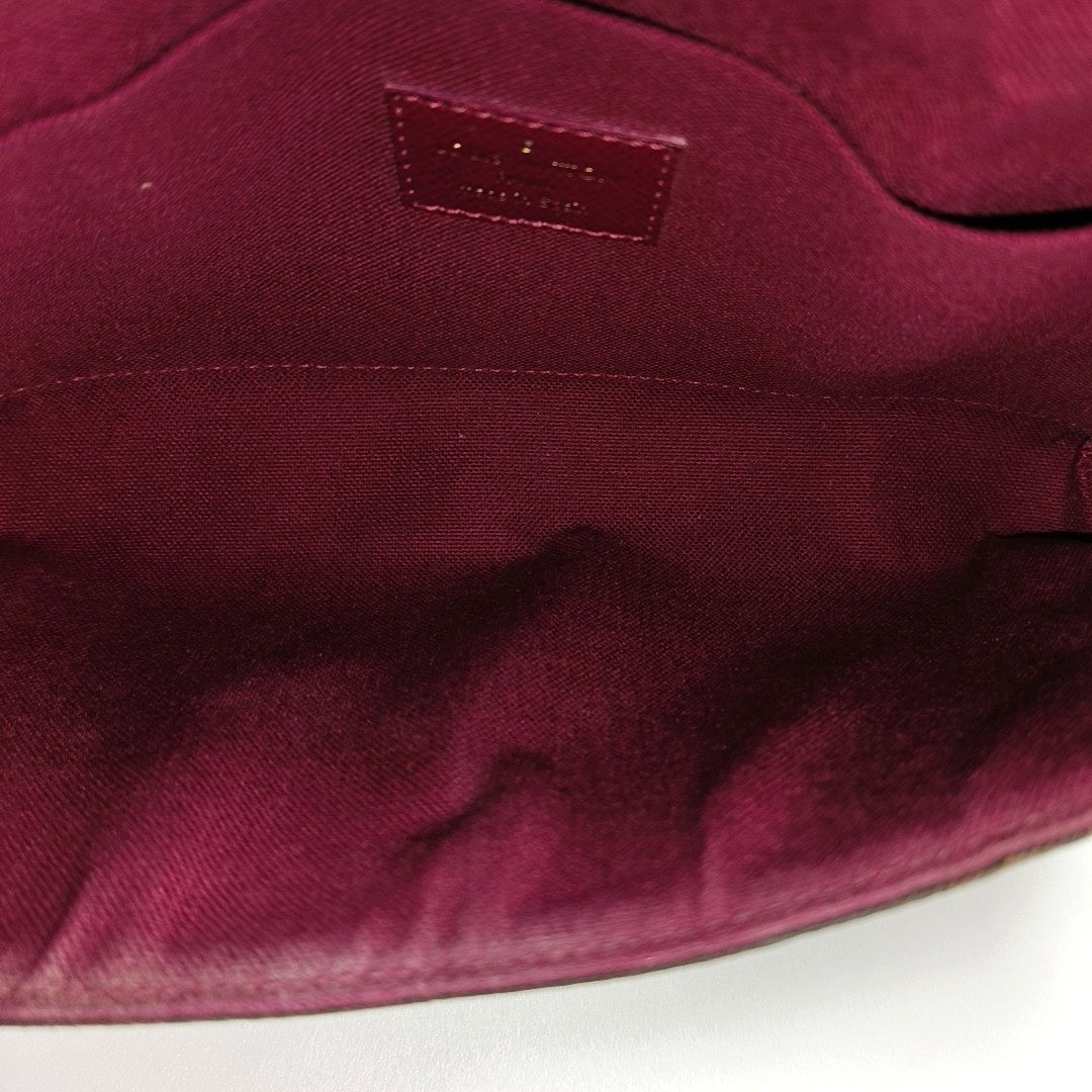 FÉLICIE Monogram Coated Canvas Brown