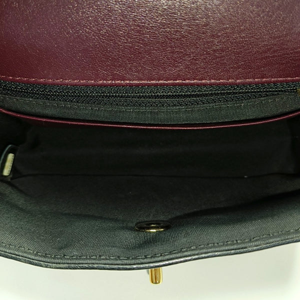 Quilted Lambskin Crossbody Bag Black