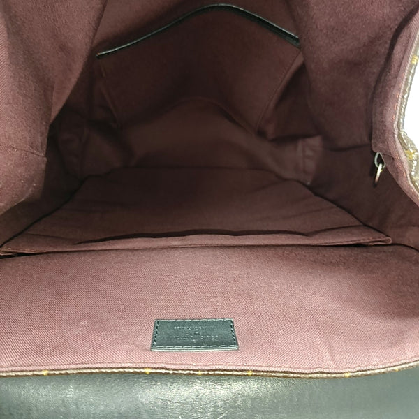 PALK Monogram Coated Canvas Brown