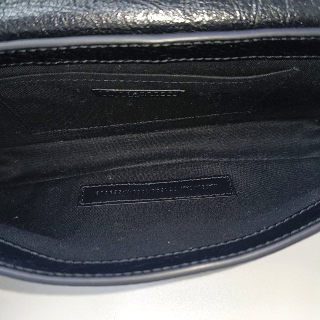 Lambskin Shoulder Bag Small Black