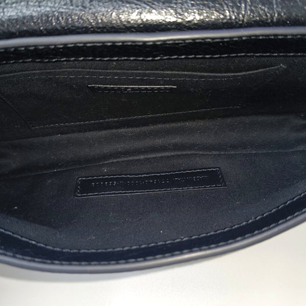Lambskin Shoulder Bag Small Black