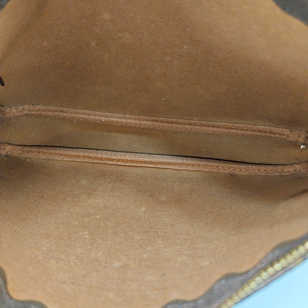 ACCESSOIRES Monogram Coated Canvas Brown