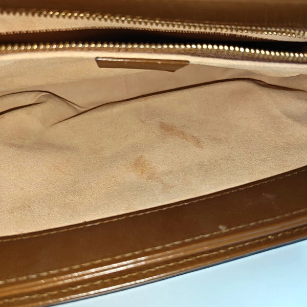 Horsebit 1955 Medium Monogram Coated Canvas Beige