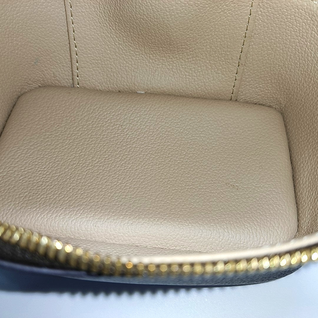 NICE Super Mini Monogram Coated Canvas Brown