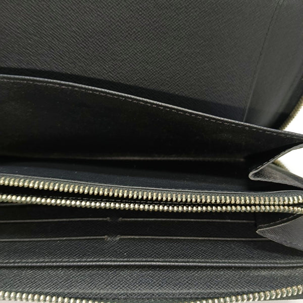 ZIPPY Damier Graphite Coated Canvas Gray Wallet