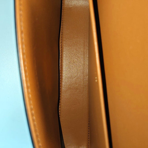 TRIOMPHE Small Coated Canvas Brown