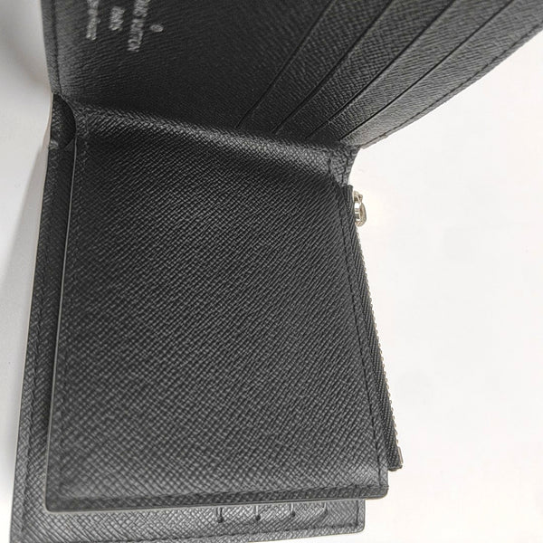 AMERIGO Damier Graphite Coated Canvas Gray Wallet