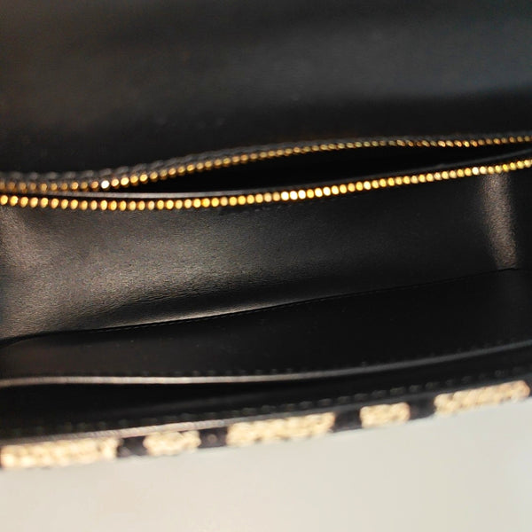 Dior Caro Medium Canvas Black