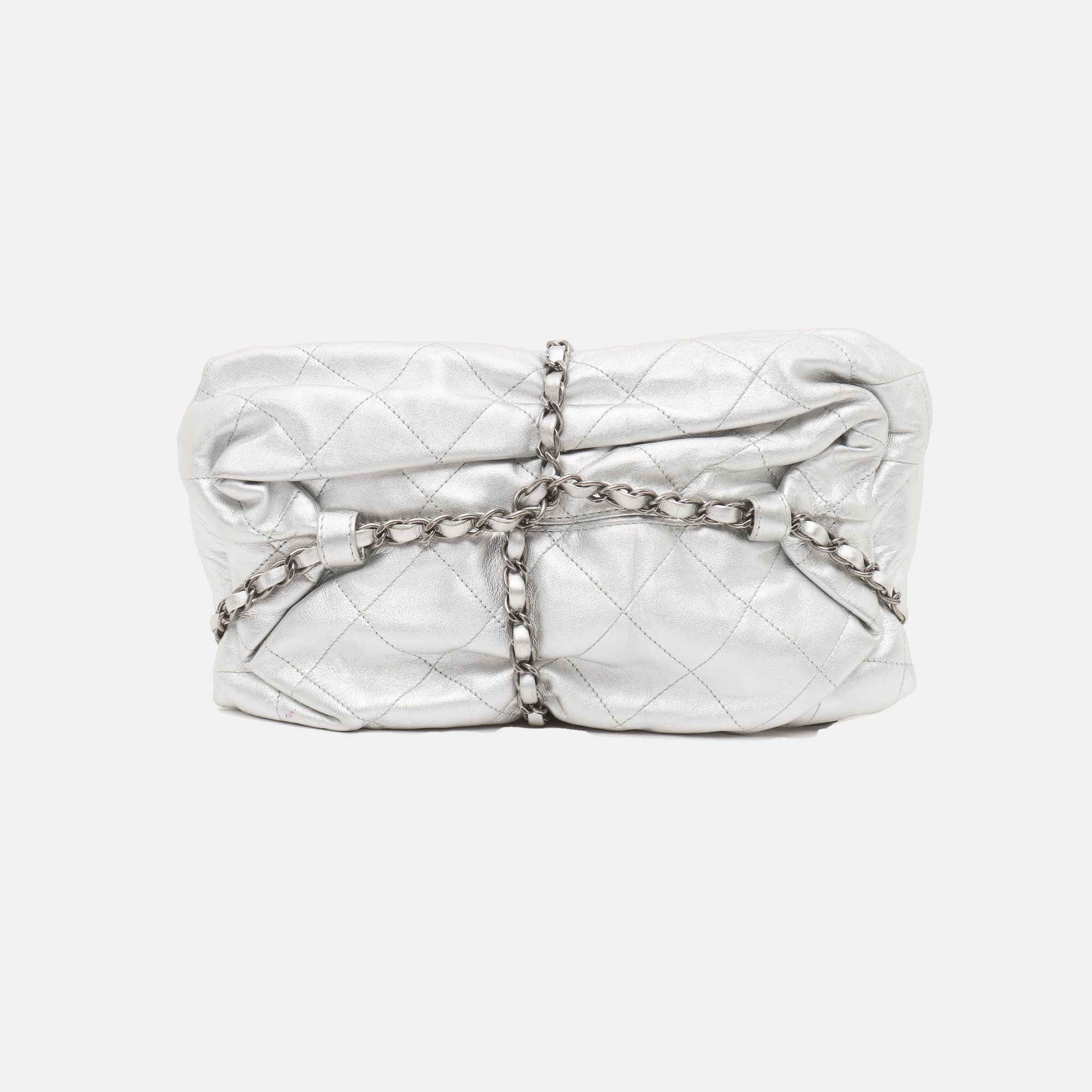 Quilted Calfskin Silver
