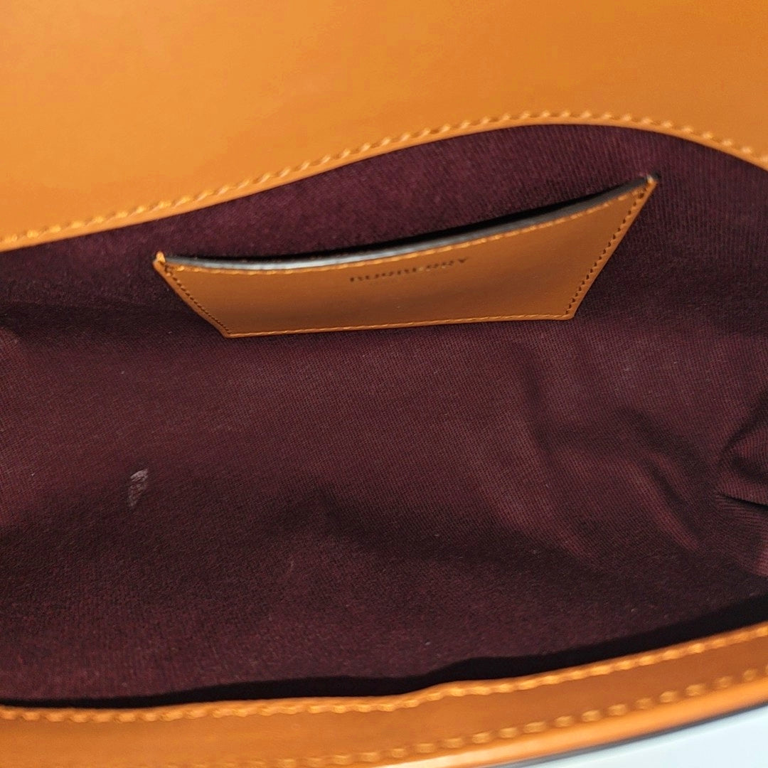 Coated Canvas Shoulder Bag Beige