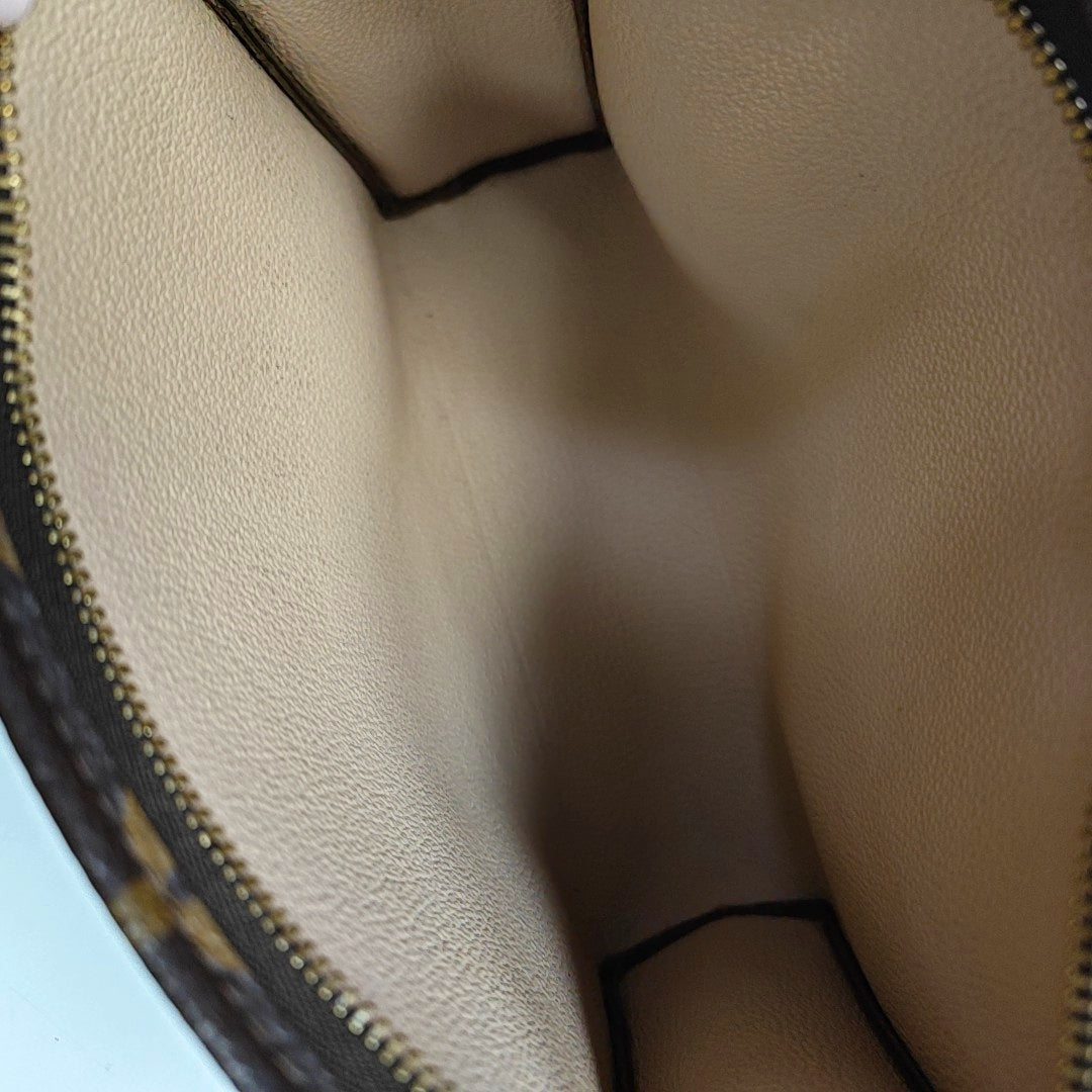 TOILET POCKET 19 Monogram Coated Canvas Brown