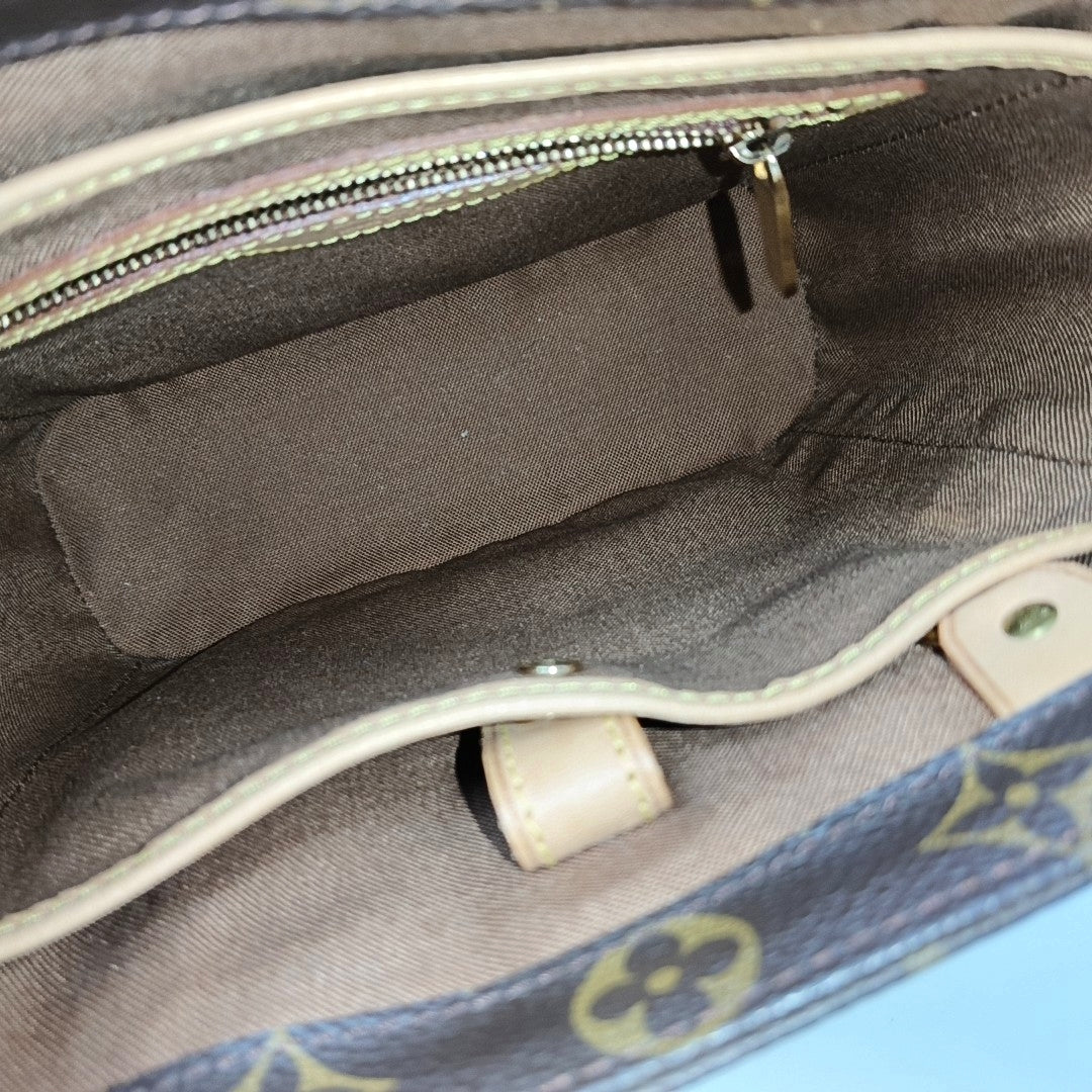 VINTAGE VAVIN PM Monogram Coated Canvas Brown