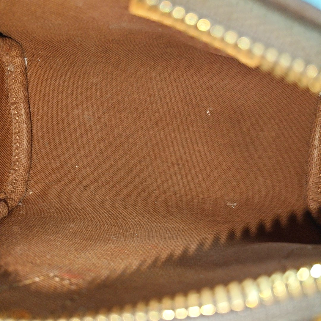 SPEEDY Nano Monogram Coated Canvas Brown