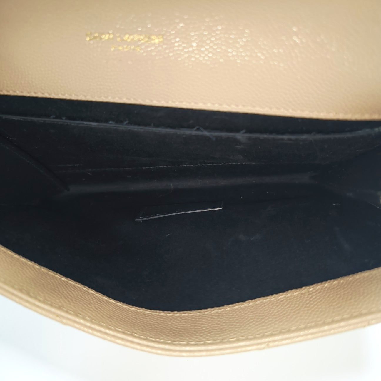MONOGRAM Chevron Calfskin Beige