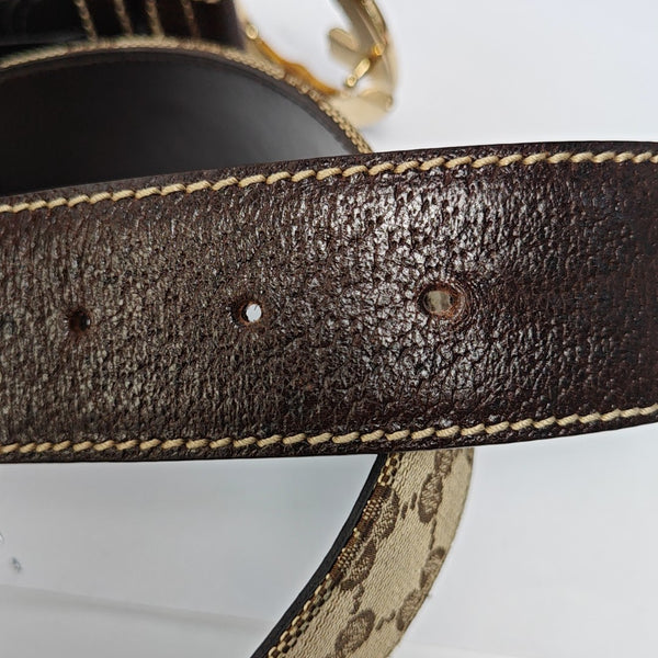 Fabric Belt Brown