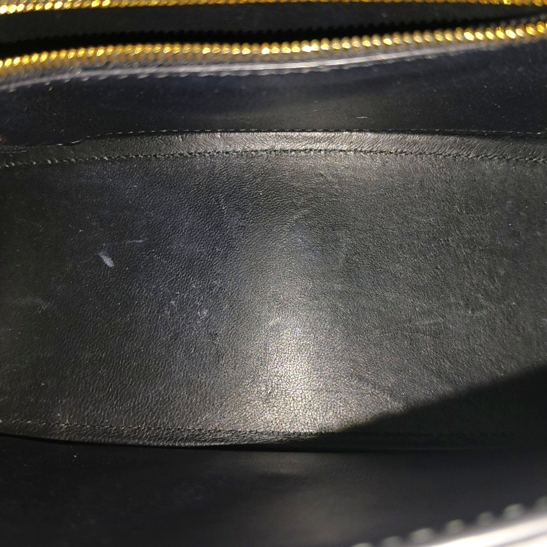 Hourglass S Calfskin Black