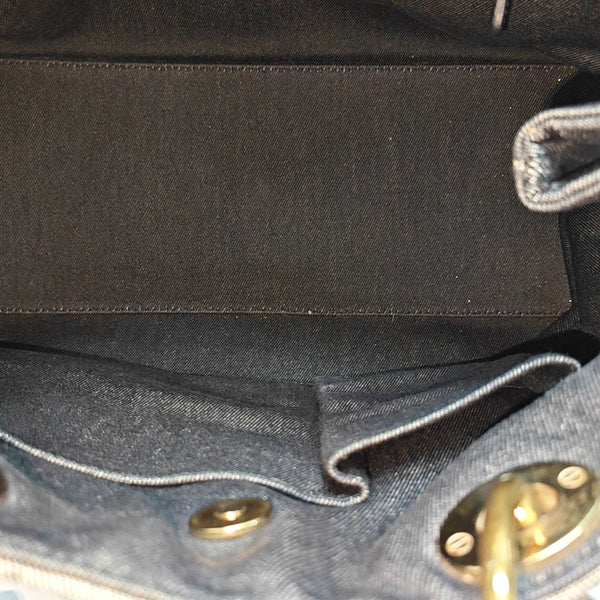 Canvas Top Handle Bag Large Multicolor