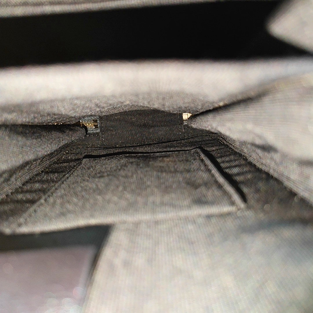 Quilted Grained Calfskin Metallic